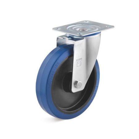 Afbeelding voor categorie Wielen met vol elastische rubber band